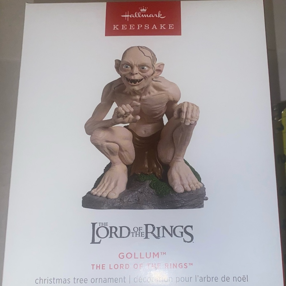 Hallmark Keepsake 2025 Gollum Lord of the Rings Sound and Motion Ornament